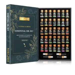 35-Piece Essential Oil Set for Diffusers & DIY