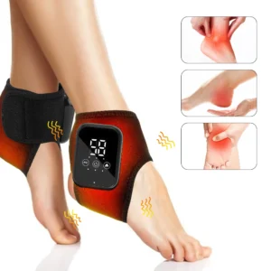 Cordless Heated Ankle Massager with Vibration